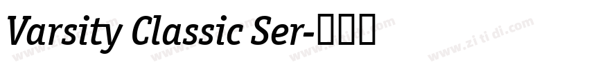 Varsity Classic Ser字体转换 Varsity Classic Ser字体转换